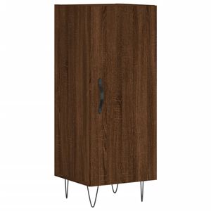 vidaXL Servantă, stejar maro, 34,5x34x90 cm, lemn compozit
