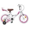 vidaXL Bicicletă pentru Copii 12 Inci pentru 2-4 ani Alb