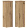 vidaXL Suporturi de plante, 2 buc., stejar artizanal, 17x17x60cm, lemn