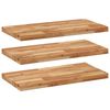 vidaXL Rafturi suspendate 3 buc. 60x40x4 cm lemn masiv acacia netratat
