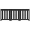vidaXL Capac pentru radiator Stejar Negru 205 x 21,5 x 83,5 cm