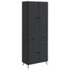 vidaXL 2 buc. Negru