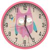 vidaXL Ceas de perete, roz, &Oslash;25,5 cm, polistiren și sticlă