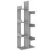 vidaXL Bibliotecă, sonoma gri, 48x25,5x140 cm, lemn prelucrat