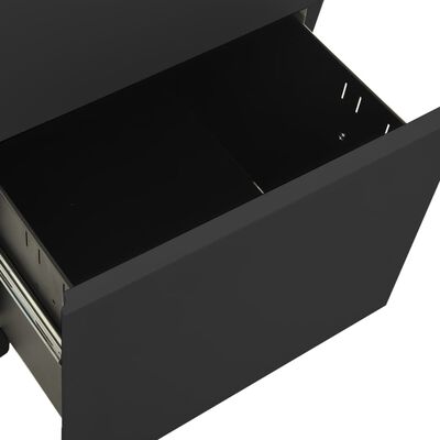 vidaXL Dulap dosare mobil, antracit, 39x45x67 cm, oțel