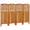 vidaXL Paravan de cameră 4 panouri 162x2x115 cm lemn masiv de acacia