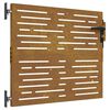 vidaXL Poartă de grădină 85x75 cm, oțel corten, design pătrat
