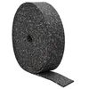 vidaXL Rola de granule de cauciuc Negru 2000 x 10 x 0,6 cm Cauciuc