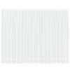vidaXL Cortină din Dantelă Alb 220 x 500 cm Poliester