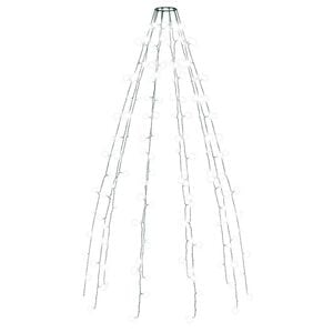 vidaXL Instalație brad de Crăciun cu 150 LED-uri alb rece 150 cm