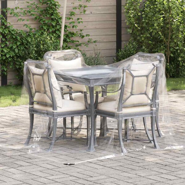 vidaXL Prelata transparenta cu ochiuri 2x3 m PVC