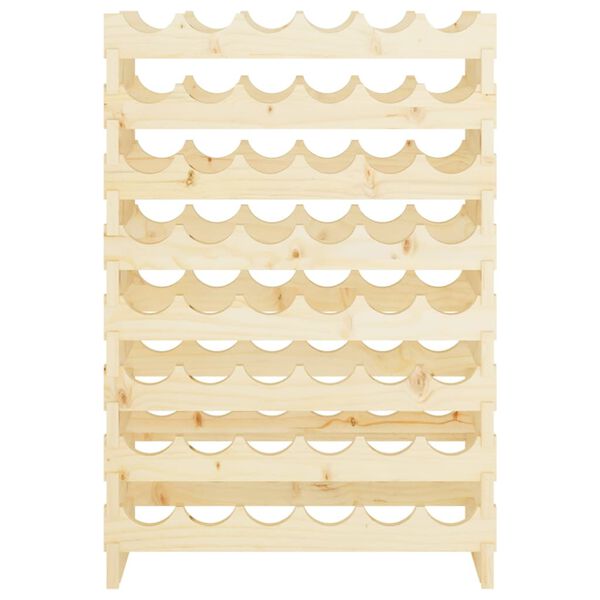 vidaXL Suport de vinuri, 65x29x90 cm, lemn masiv de pin