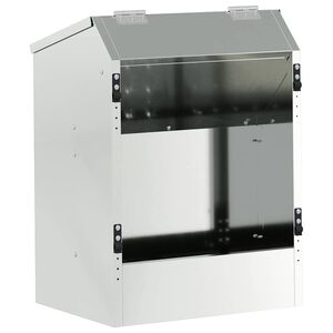 vidaXL Urmărire pentru iepuri Argintiu 64.5 x 25.5 x 45.5 cm