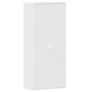 vidaXL Dulap pentru pantofi 80 x 39 x 178 cm Lemn prelucrat Alb