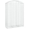 vidaXL Coș gabion arcuit, 150x50x200/220 cm, fier galvanizat