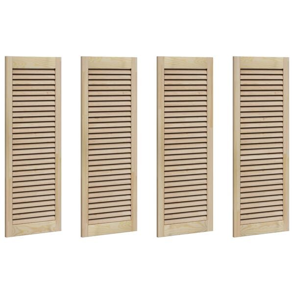 vidaXL Ușă de Dulap cu ușă 4 pcs natural 140.5 x 2 x 59.5 cm