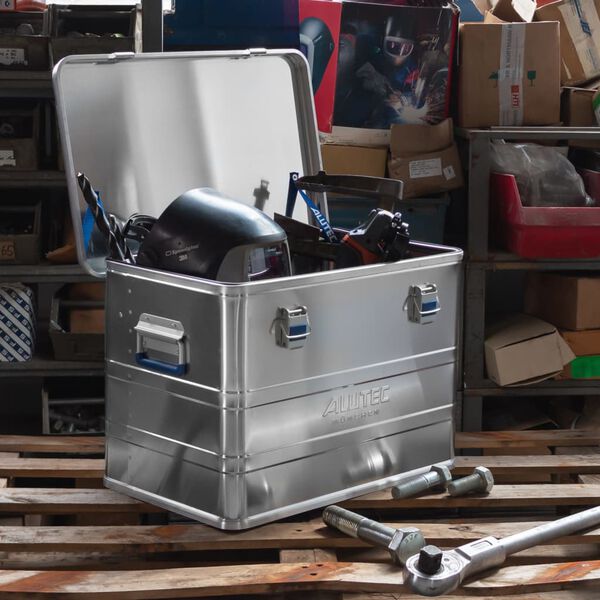 ALUTEC Cutie de depozitare "COMFORT", 48 L, aluminiu