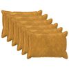 vidaXL Husă pentru pernă 6 pcs HOUTEN Galben 30 x 50 cm