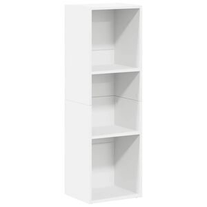 vidaXL Bibliotecă/Dulap TV, alb, 36x30x114 cm, lemn prelucrat