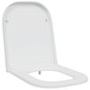 vidaXL Capacul de toaletă Alb 47,5 x 35 x 3,6 cm Duroplast