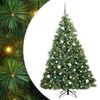 vidaXL Brad de Crăciun artificial cu 300 LED Verde 180 cm PE și PVC