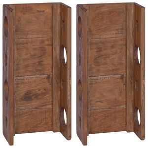 vidaXL Rastel Maro 24 x 13 x 54 cm Lemn masiv de mahon