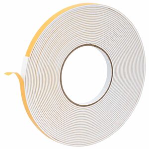 vidaXL Bandă din spumă autoadezivă 10 buc. Alb 10mm x 10m Spumă CR