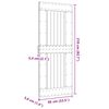 vidaXL Ușă NARVIK natural 85 x 210 cm Lemn de Pin Solid