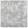 vidaXL Covor shaggy cu pom &icirc;nalt, NAVARRA, gri argintiu, 120x120 cm