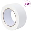 vidaXL Bende de Mascare pentru Pictori 50 pcs Alb 50mm x 50m H&acirc;rtie