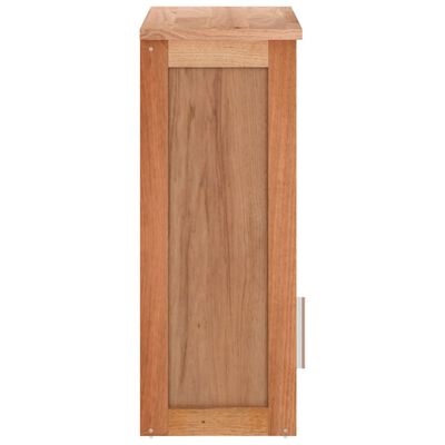 vidaXL Dulap de baie montat pe perete, 42x23x60 cm, lemn masiv de nuc