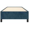 vidaXL Cadru de pat fără saltea, albastru &icirc;nchis, 90x200 cm, catifea