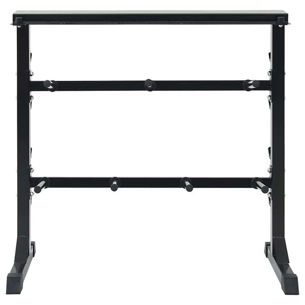 vidaXL Rama pentru gantere Negru 99 x 45 x 95,5 cm