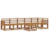 vidaXL Set de canapele de exterior 7 pcs natural Lemn Solid de Acacia