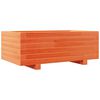 vidaXL Jardinieră grădină, maro ceruit, 70x40x26,5 cm, lemn masiv pin