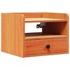 vidaXL Noptieră Maroniu cerat 38 x 36 x 29,5 cm Lemn masiv de pin