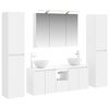vidaXL Set de mobilier pentru baie 6 buc. Alb 100 x 14,5 x 70 cm