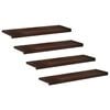 vidaXL Trepte de scară 4 buc. 100 x 30 x 2 cm Maro &icirc;nchis