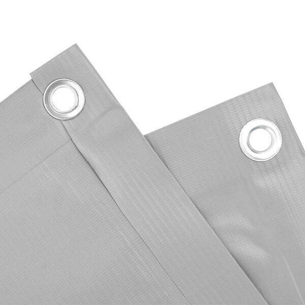 vidaXL Paravan de balcon, gri, 800x120 cm, PVC