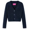 Cardigan tricotat pentru copii, bleumarin, 128