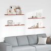 vidaXL Raft de perete cu raft 4 pcs Roșu 100 x 9 x 3 cm Lemn compozit