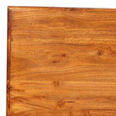 vidaXL Masă din lemn masiv cu finisaj tip miere, 180x90x76 cm