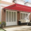vidaXL Cortina Retractabilă Manual Roșu 600 &times; 300 cm Poliester și oțel