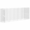 vidaXL Strat &icirc;nălțat gabion, 260x50x100 cm, fier galvanizat