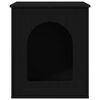 vidaXL Casa pentru pisici Negru 53 x 52 x 62 cm Lemn compozit