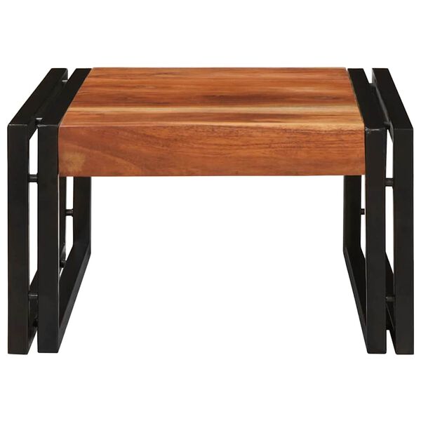 vidaXL Raft pentru baie Maro 40 x 50 x 23 cm Lemn Solid de Acacia