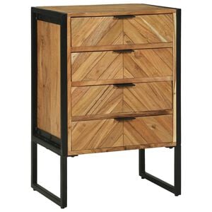 vidaXL Bufet 50 x 35 x 75 cm Lemn masiv de acacia