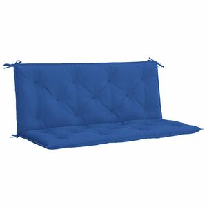 vidaXL Pernă bancă de grădină albastru 120x(50+50)x7cm material oxford