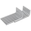 vidaXL Cheie Hexagonală 12 buc. Argintiu 32 x 86 mm Oțel