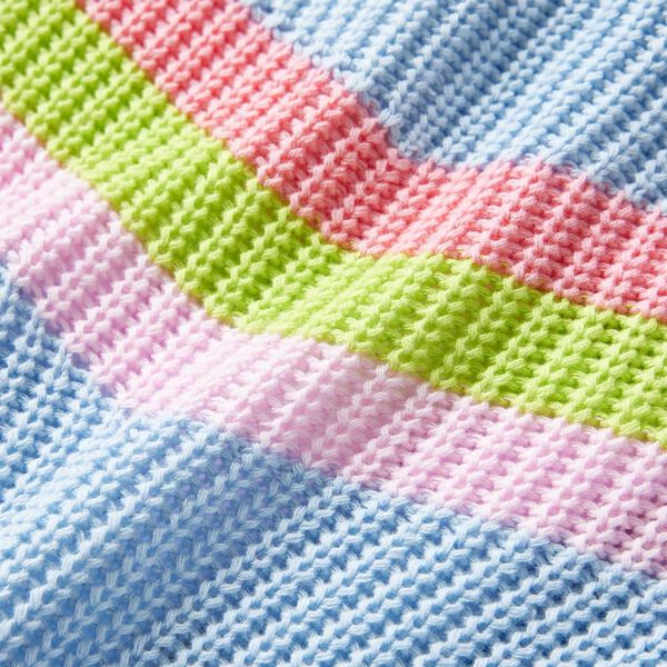 Pulover pentru copii tricotat, albastru, 128